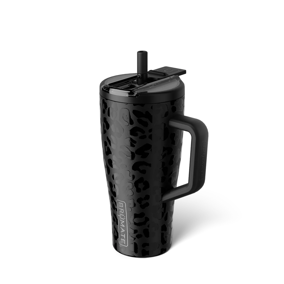 Brumate Era Flip 30oz Onyx Leopard Spill Proof Tumbler DWEF30OXL