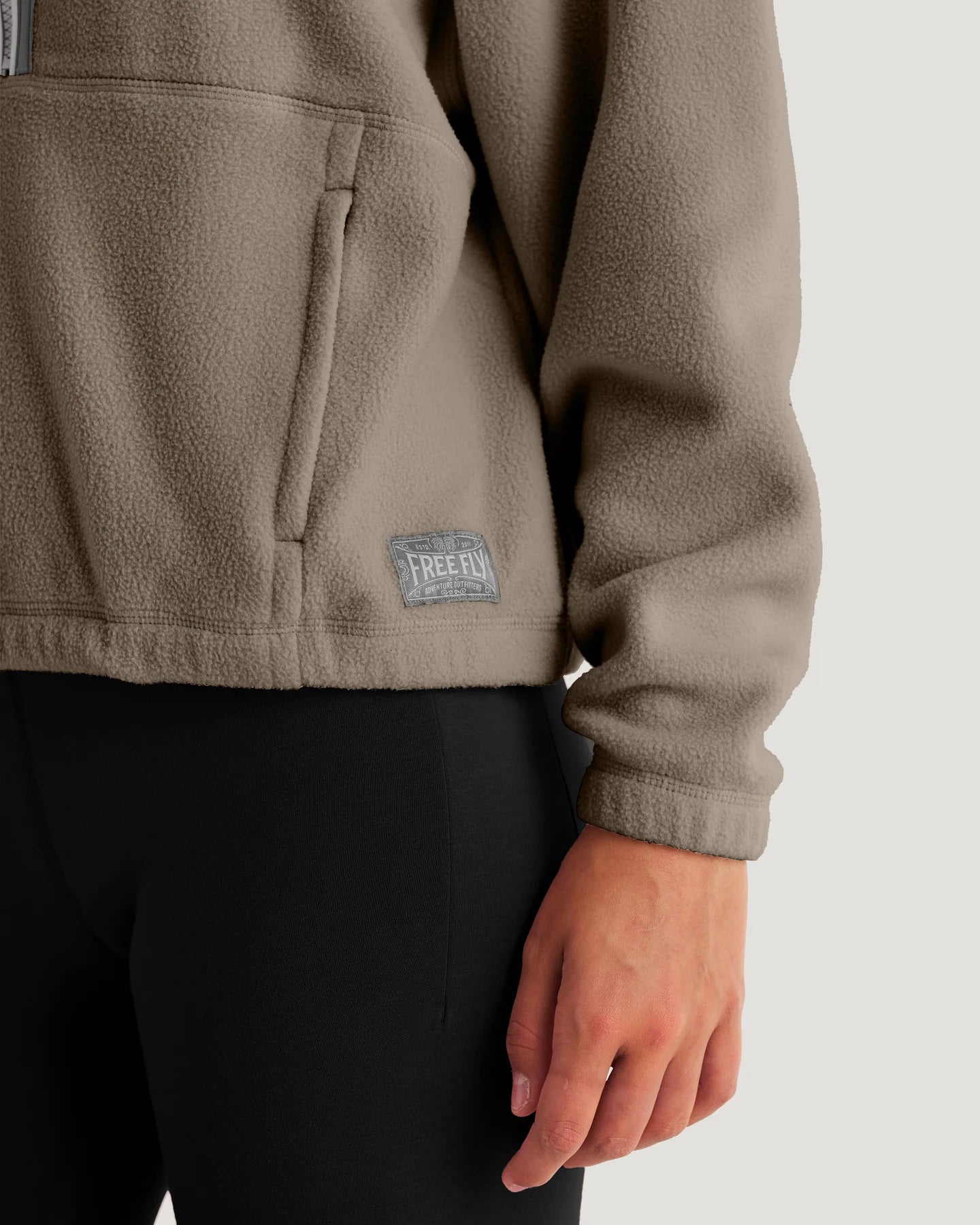 Free Fly Women's Fossil Ashridge Fleece Half Zip Pullover F0004-41