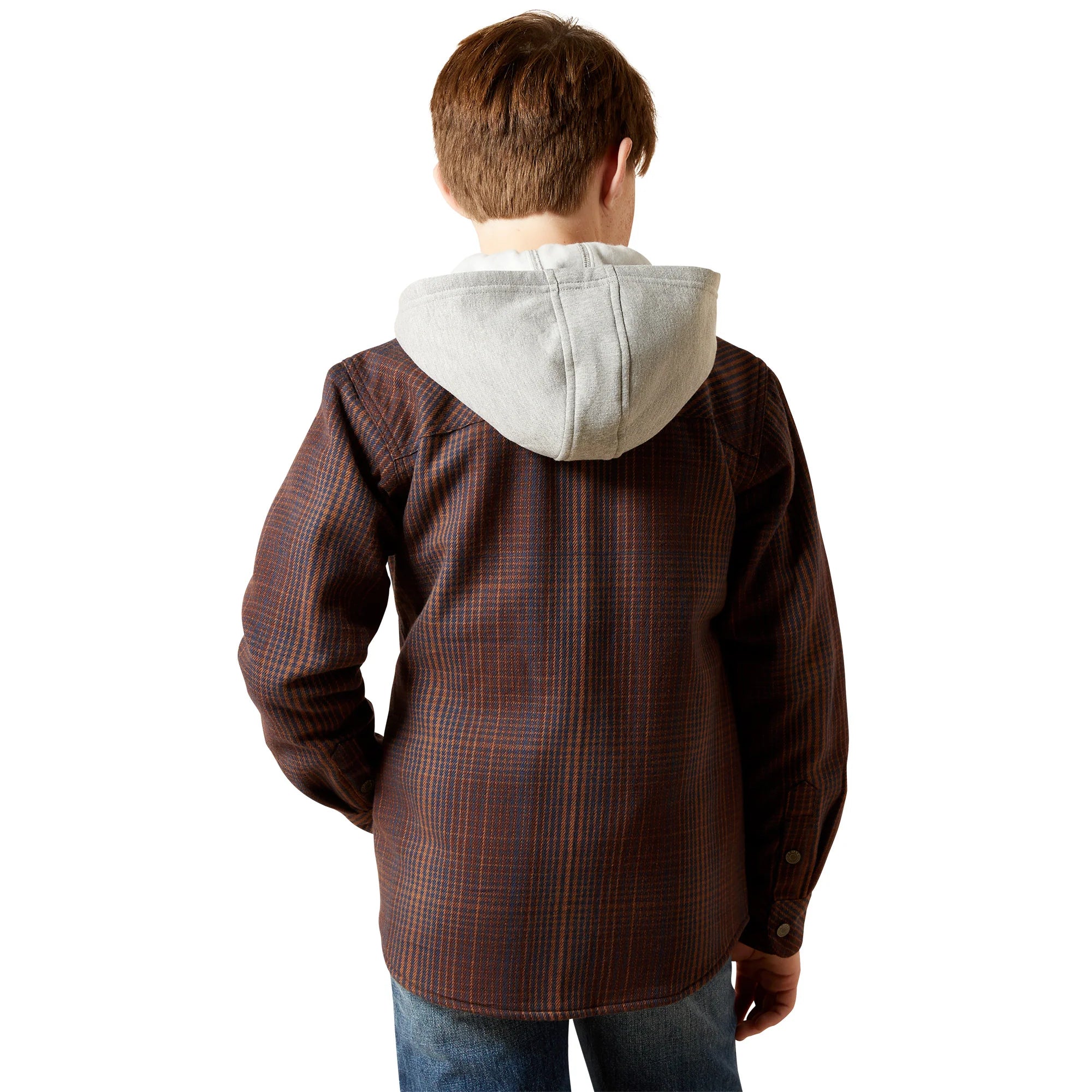 Boy's Ariat Holbrook Retro Brown Shirt Jacket