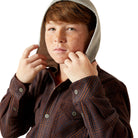 Boy's Ariat Holbrook Retro Brown Shirt Jacket