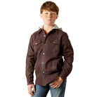 Boy's Ariat Holbrook Retro Brown Shirt Jacket
