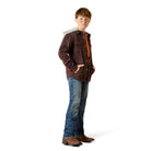 Boy's Ariat Holbrook Retro Brown Shirt Jacket