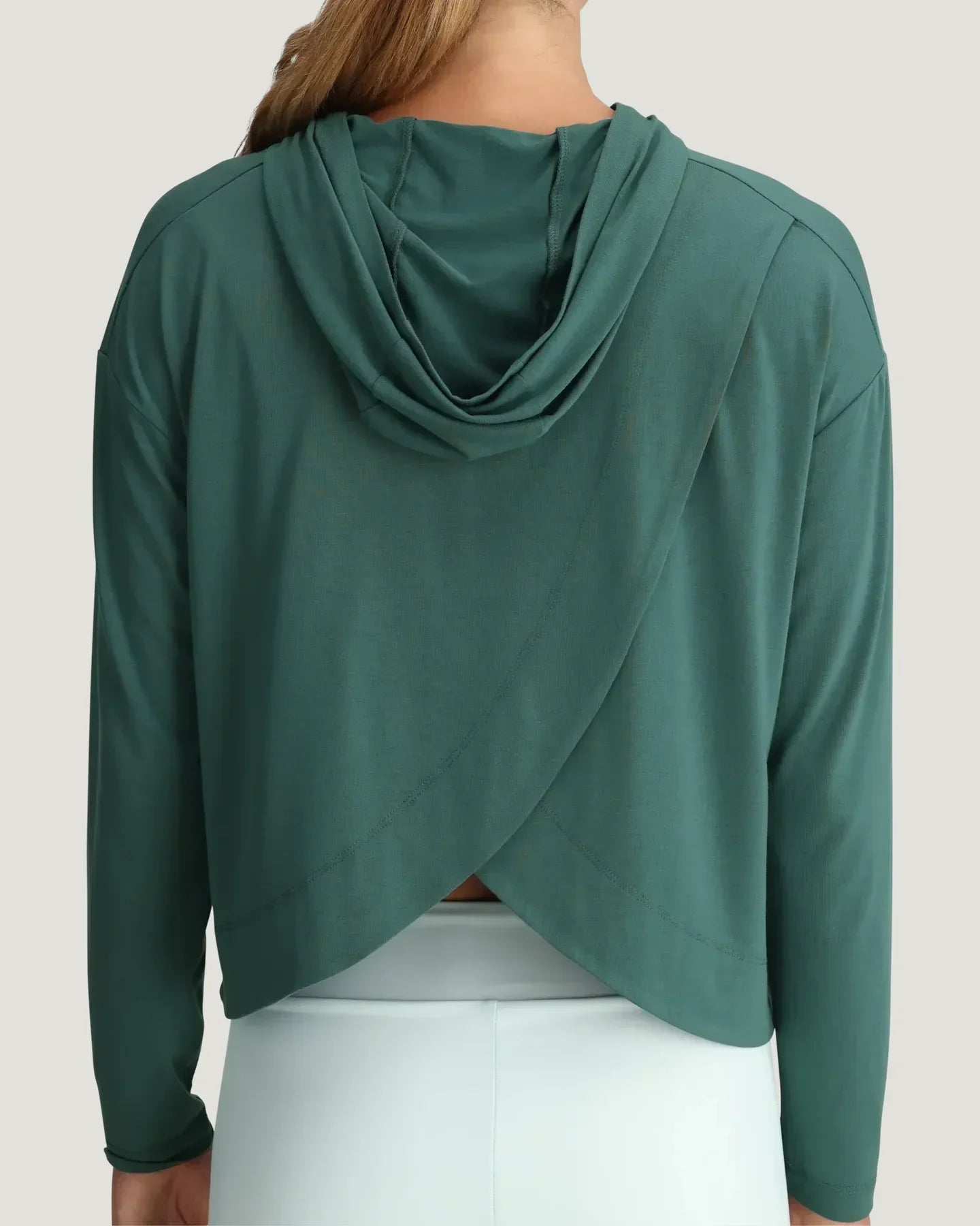 Women's Free Fly Sea Pine Bamboo Shade Crossover Hoodie FF612-535