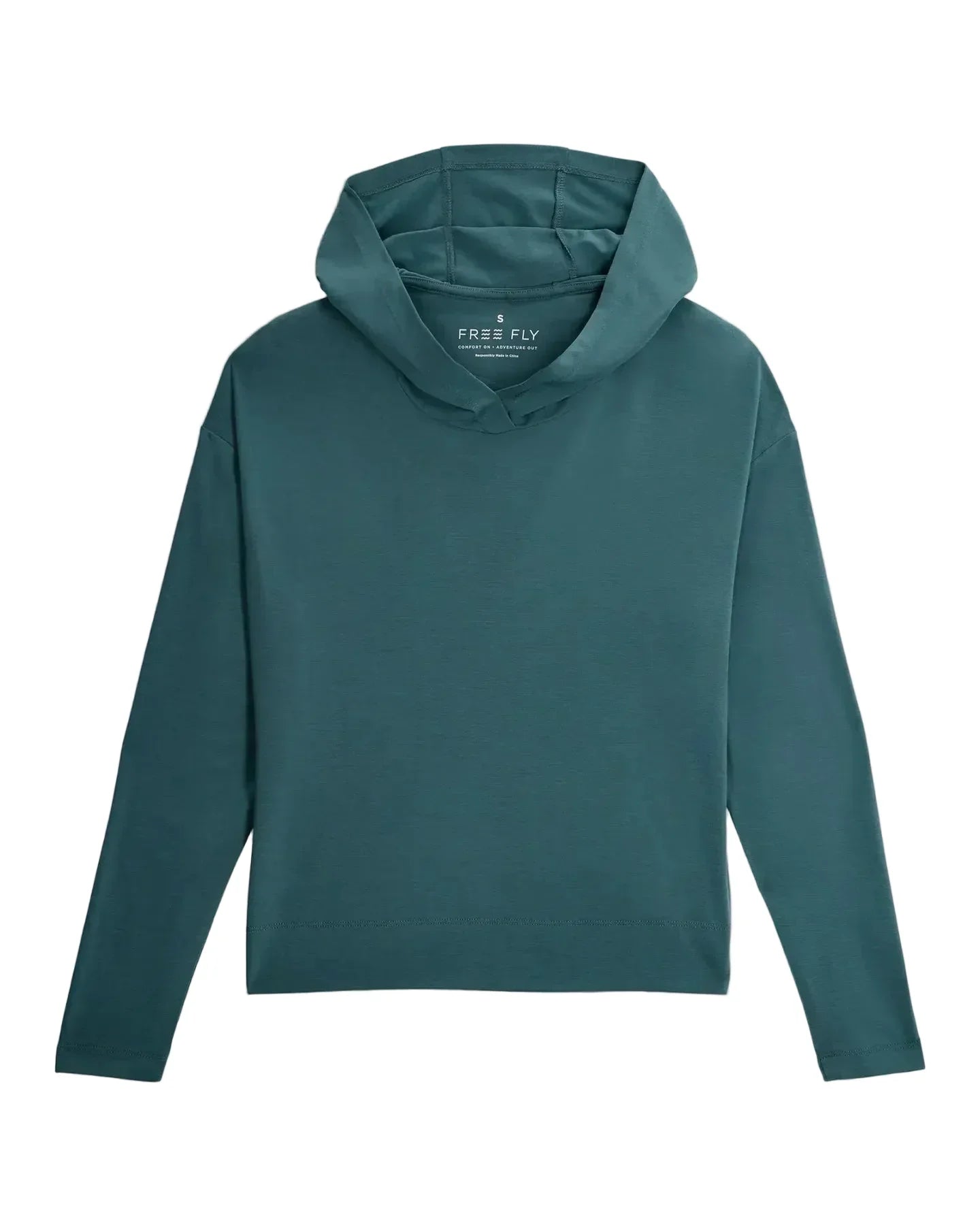 Women's Free Fly Sea Pine Bamboo Shade Crossover Hoodie FF612-535