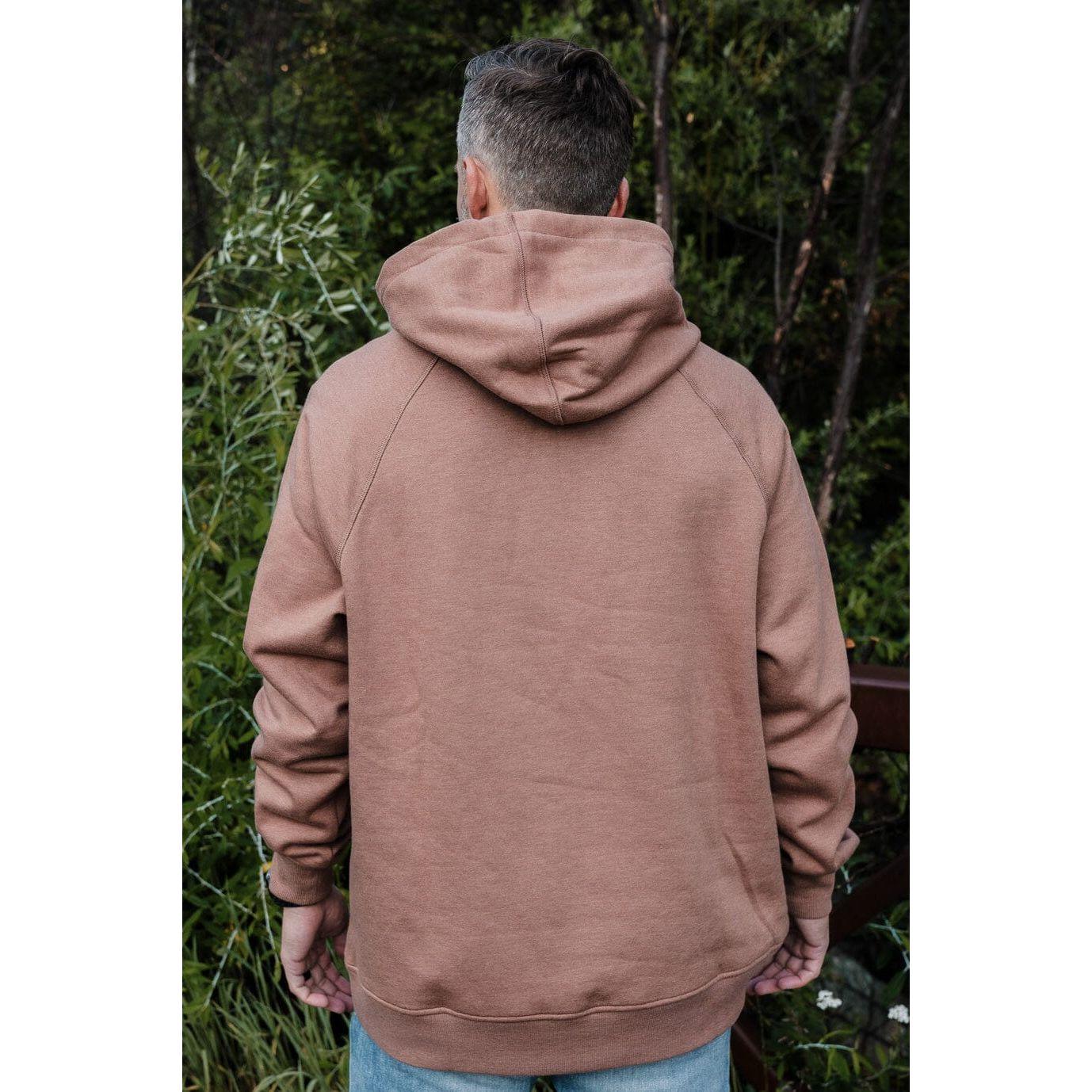 Men's Burlebo Fleece Hoodie FH-HBRN-CDCH - Crazy House Western Wear