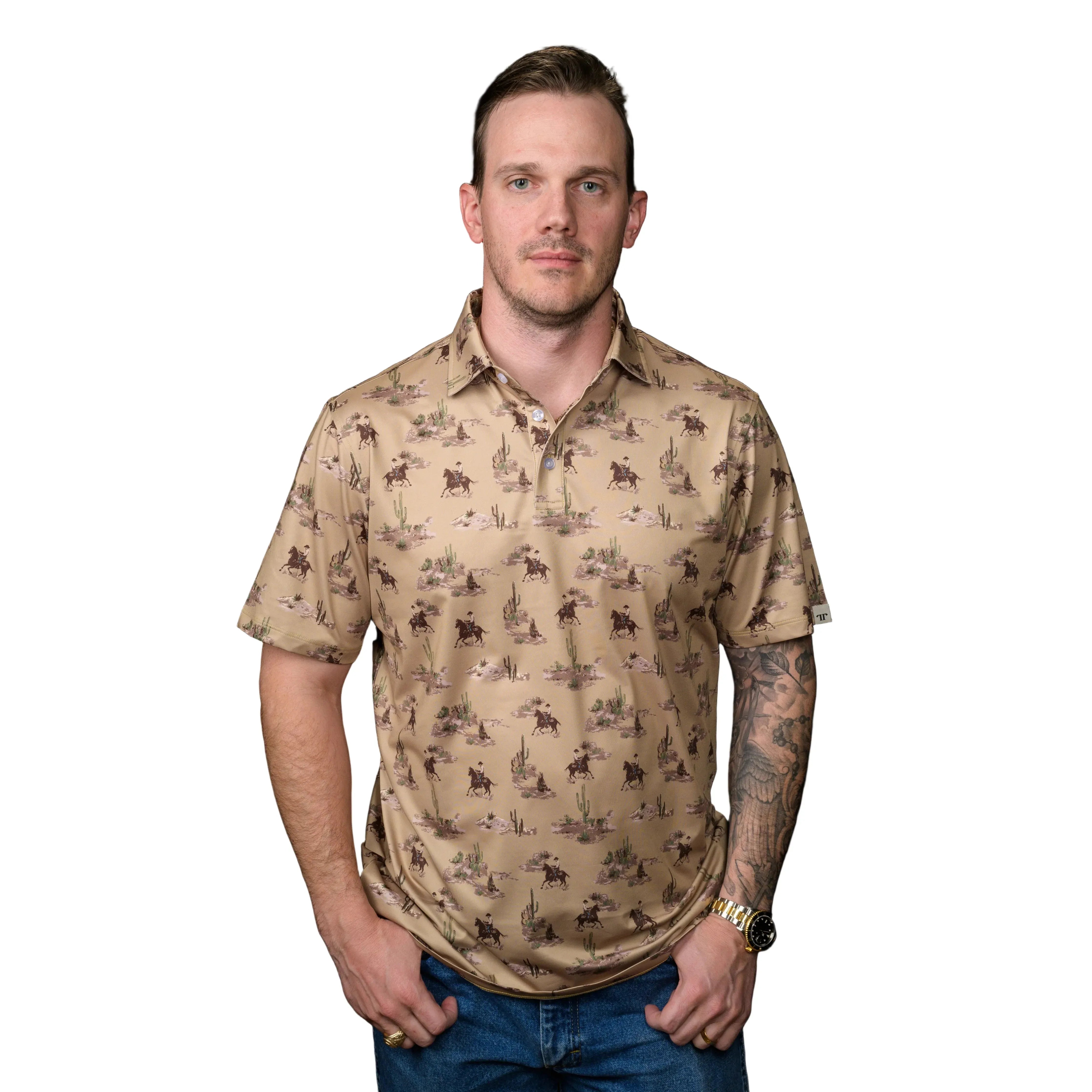 Men's Ferrell "The Colt" Tan Polo FP1002558