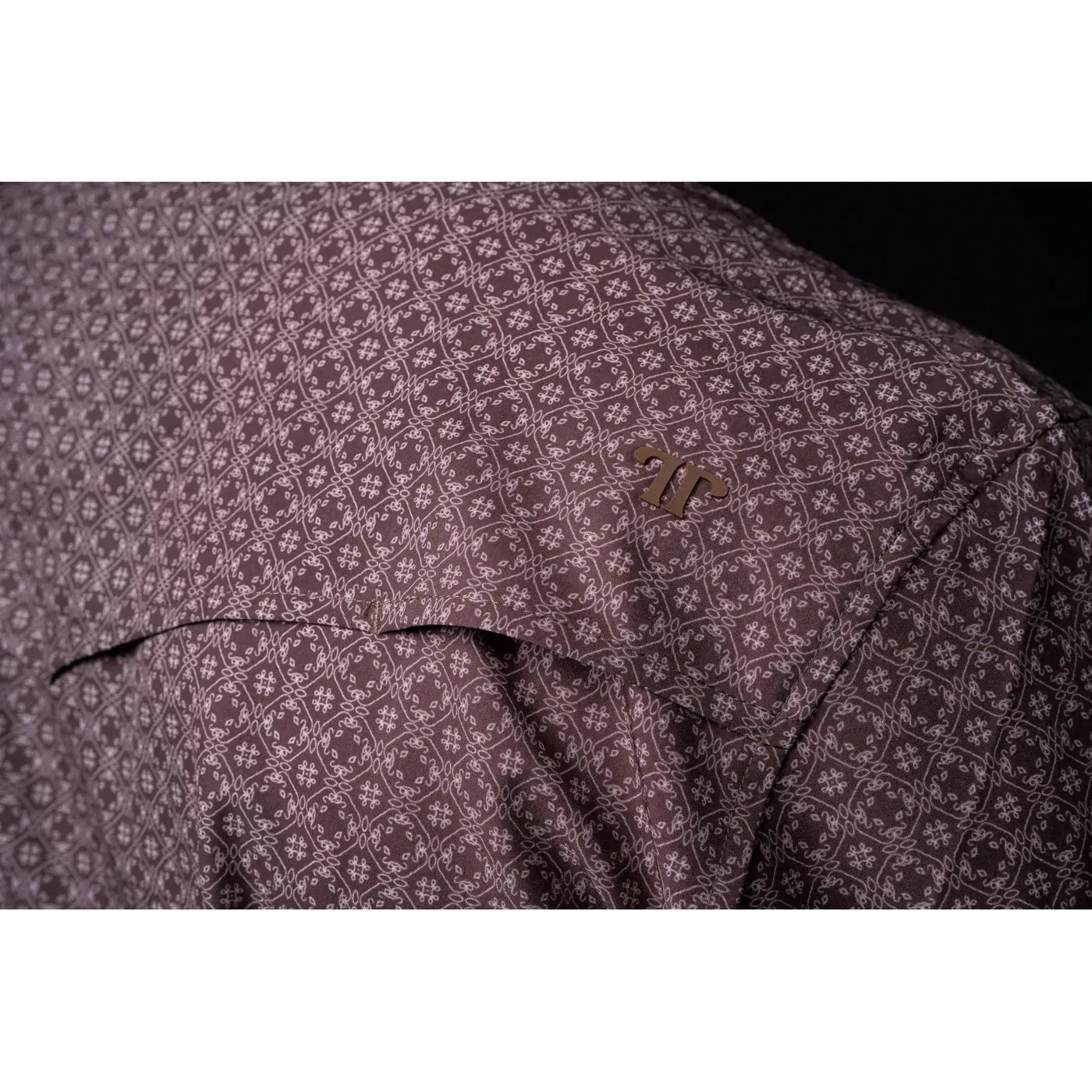 Men's Ferrell The Silas in Brown Long Sleeve Snap Shirt FPL1002571