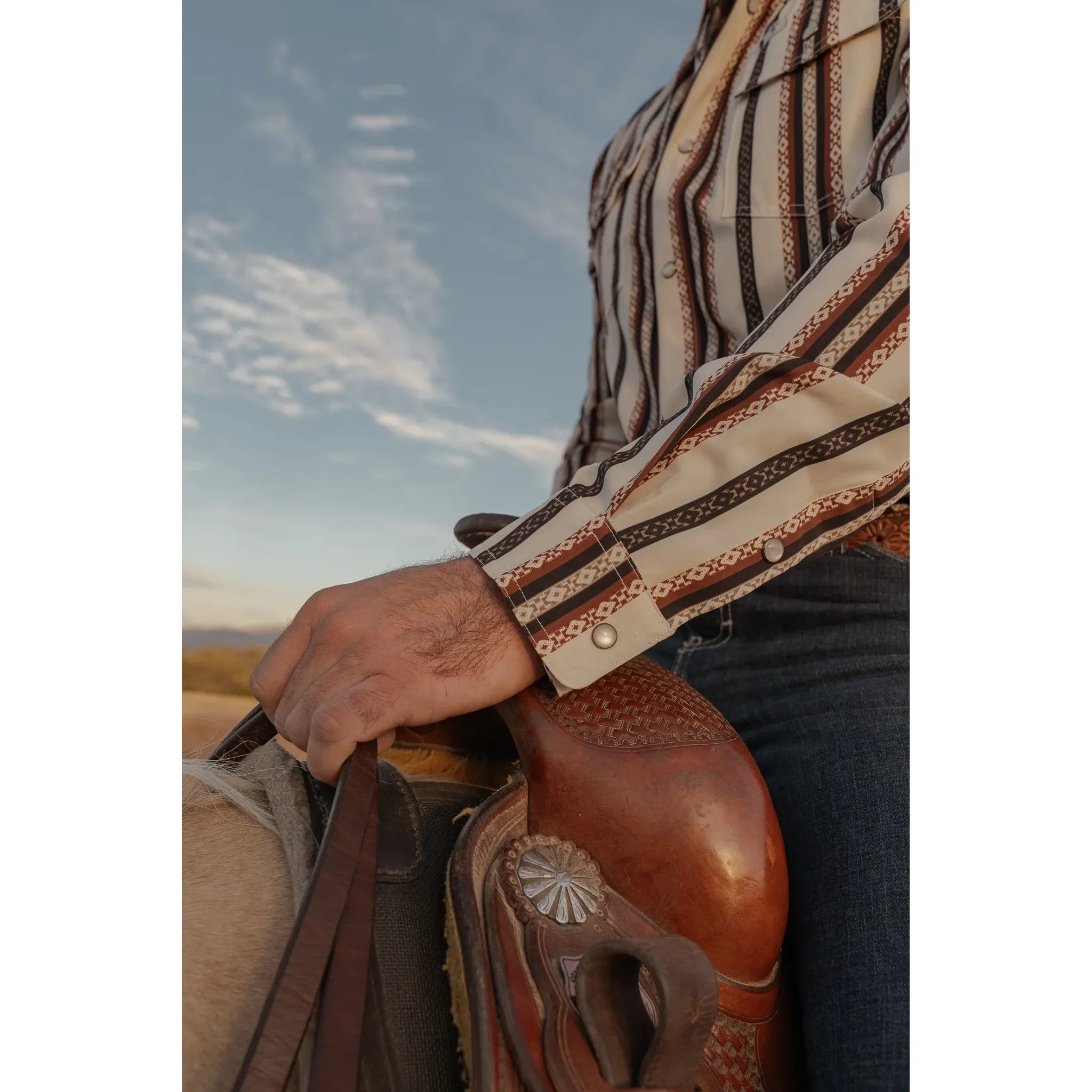 Men's Ferrell Long Sleeve "The Wayne" Snap Shirt FPL1026067