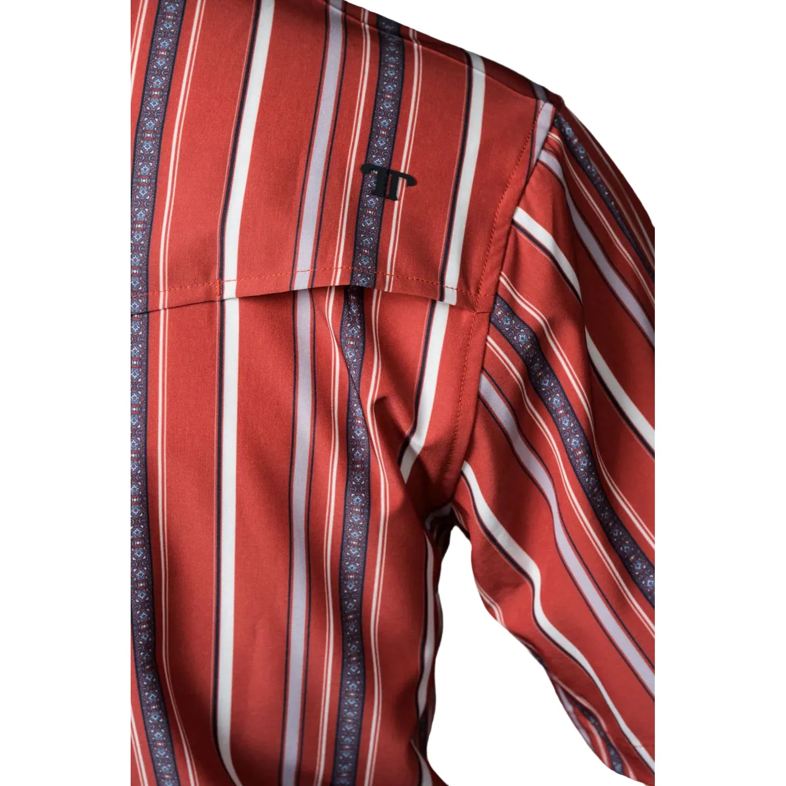 Men's Ferrell Short Sleeve Snap The Brooks in Red Shirt FPS1026003