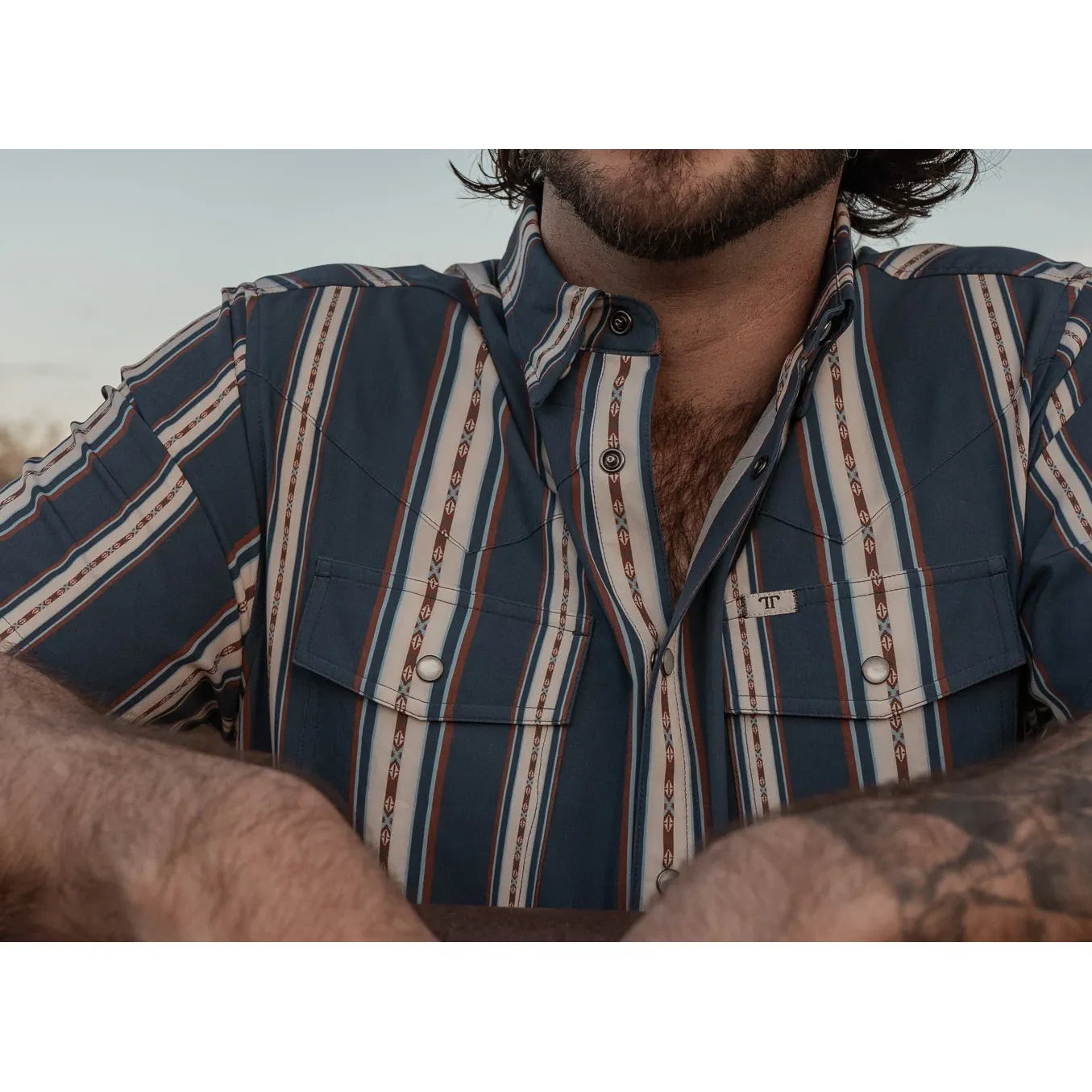 Men's Ferrell Short Sleeve "The Hudson" Snap Shirt FPS1026028