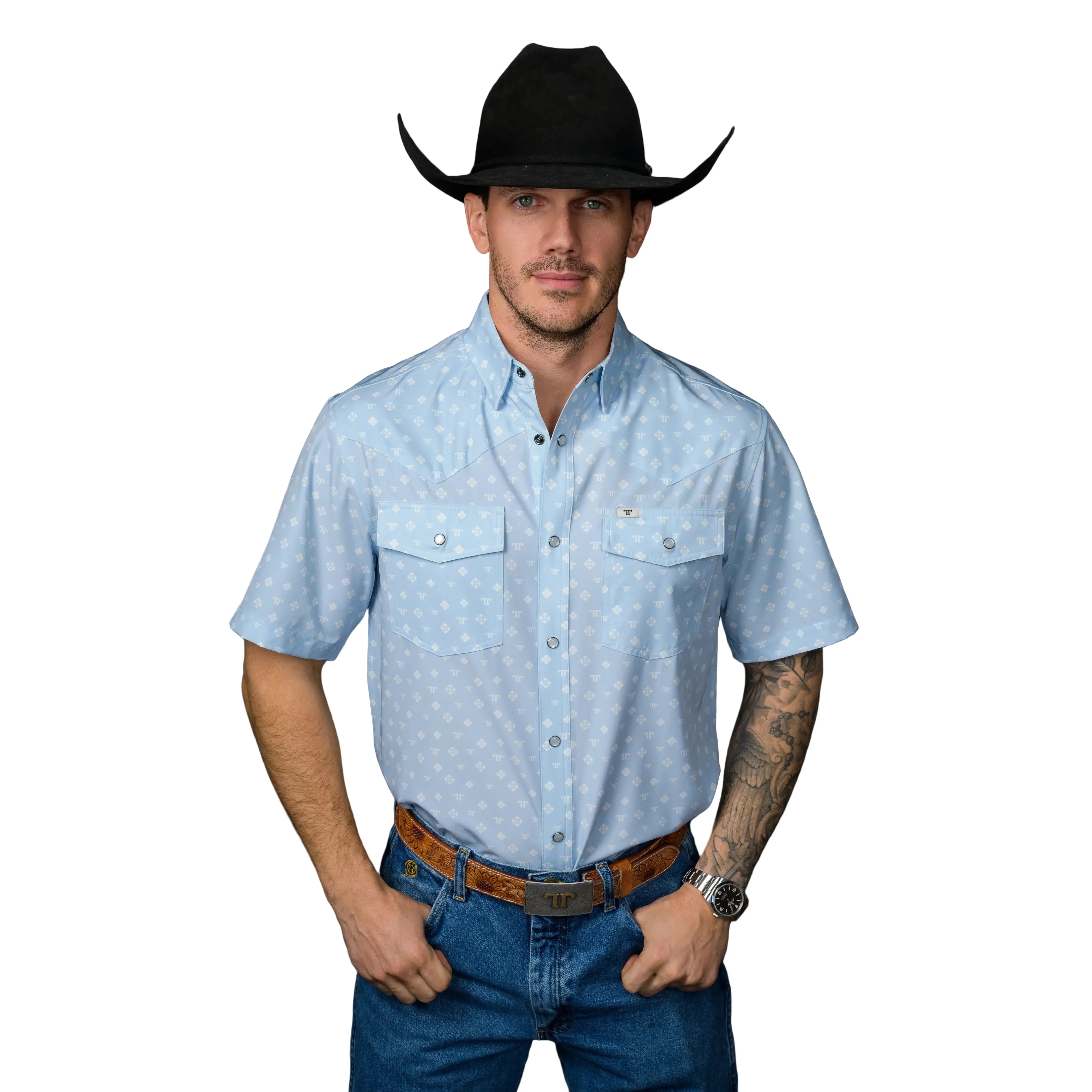 Men's Ferrell Short Sleeve The Remi Button Up Shirt FPS1026111