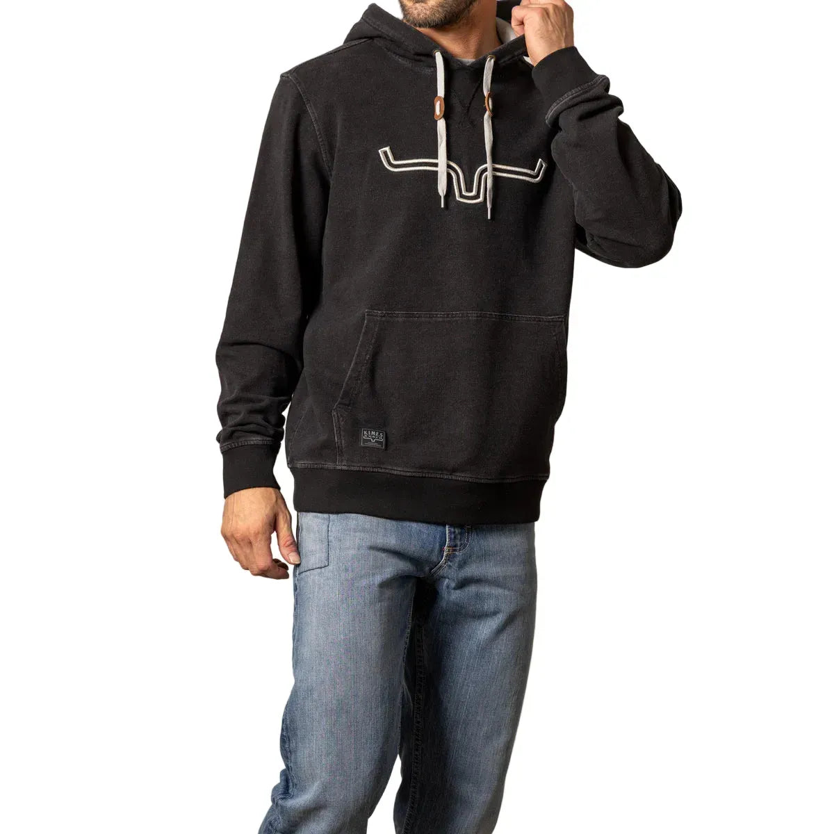 Men's Kimes Ranch Faded Black FTI Hoodie