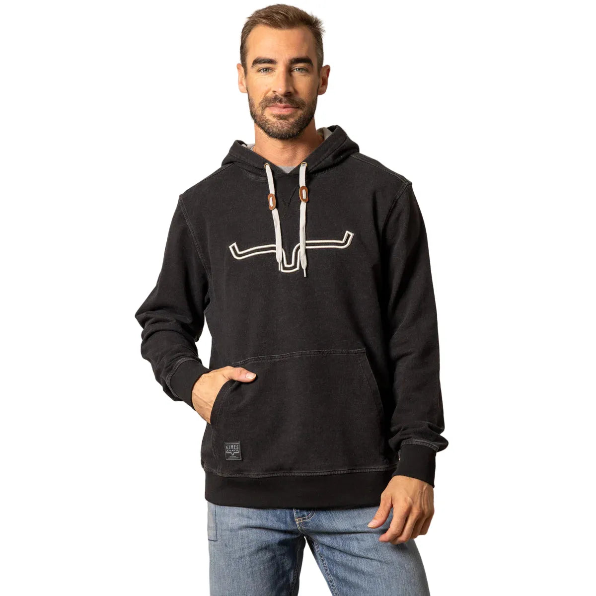 Men's Kimes Ranch Faded Black FTI Hoodie