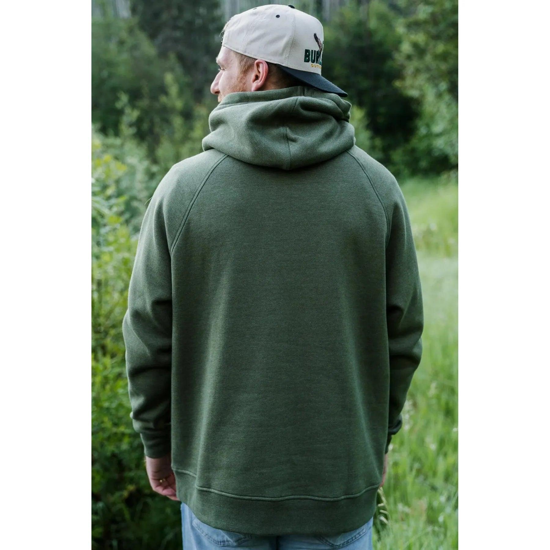 Men's Burlebo Fleece Hoodie FH-EH-O - Crazy House Western Wear