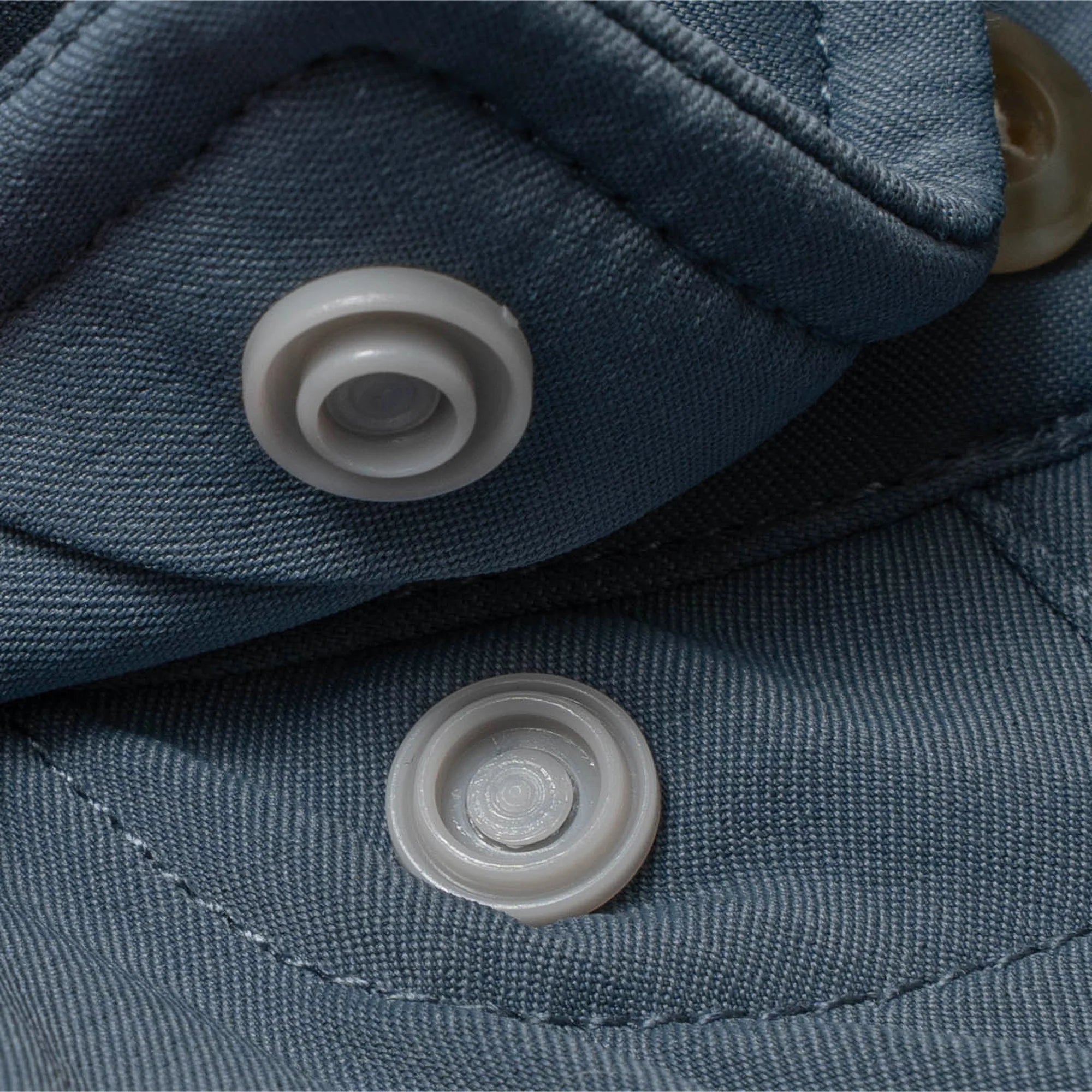 Men's Poncho "The Bigeye" Blue Long Sleeve Button Up Shirt