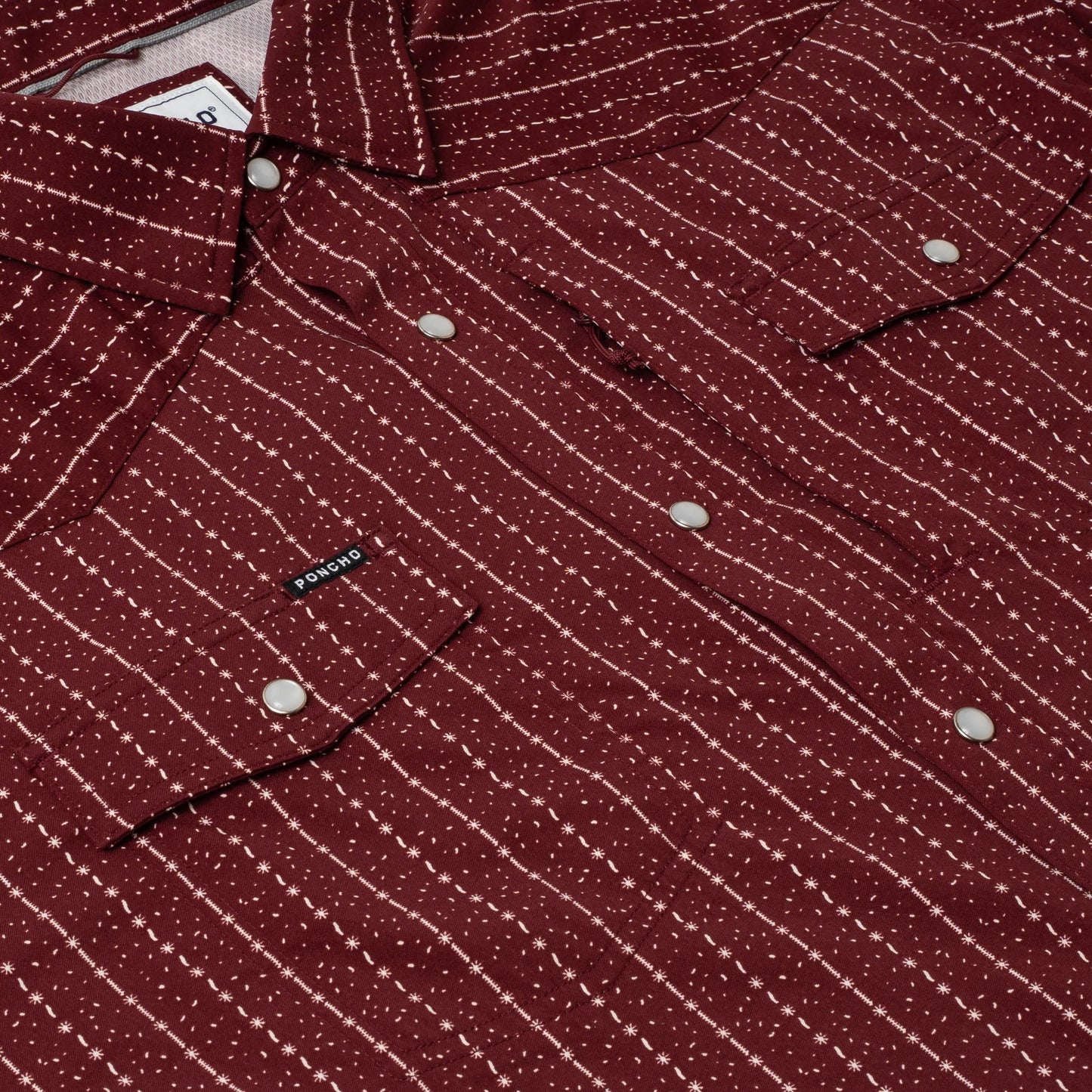 Men's Poncho "The Farmer" Snap Up Shirt