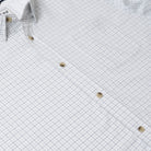 Men's Poncho "The Palmetto" White Long Sleeve Button Up Shirt