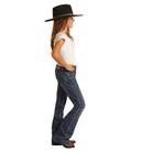 Girl's Rock & Roll Trouser in Dark Vintage G5F1702 - Crazy House Western Wear