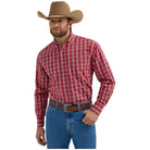 Men's Wrangler® George Strait™ Long Sleeve Button Down Two Pocket Shirt 112356635 - Crazy House Western Wear
