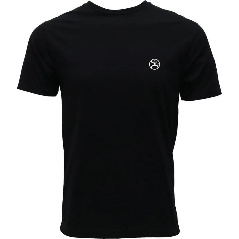 Men's Hooey "Cowboy Swing" Black Cowboy Golf T-shirt GT2604BK