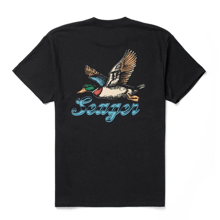 Men's Seager Black Greenhead Tee MTSP26GHEDBLK