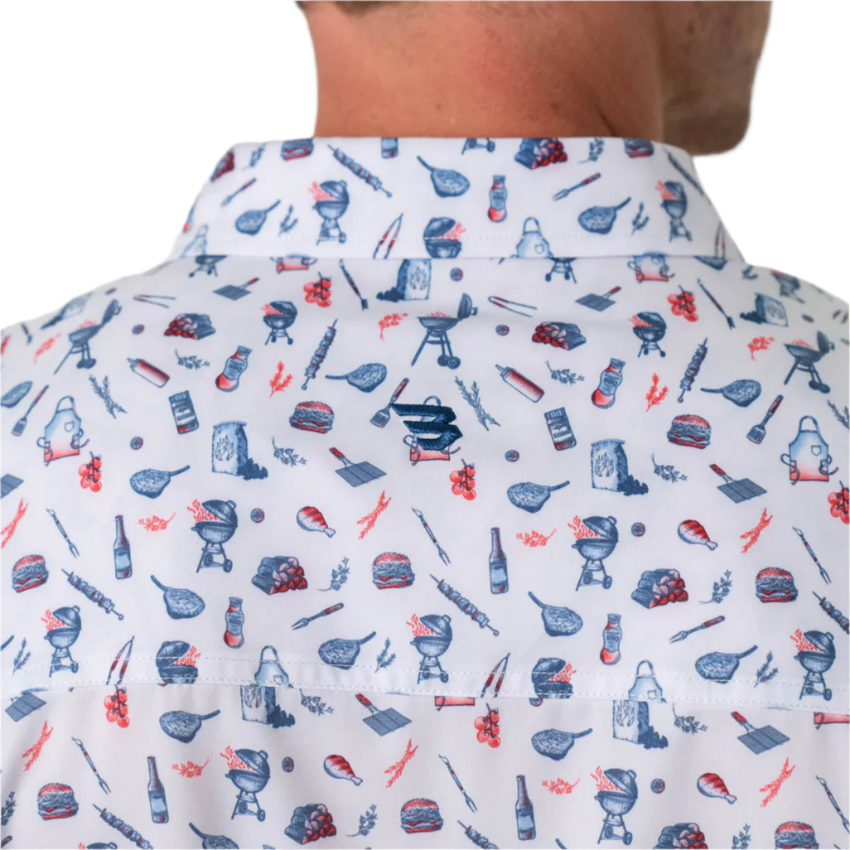 Men's Burlebo Performance Button Up - Grillmaster PBU-GRILL - Crazy House Western Wear