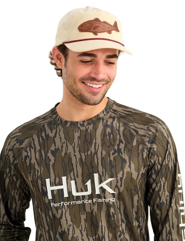 Huk Men's Oak Bottomland Mossy Oak Pursuit Performance Crew H1200610-922
