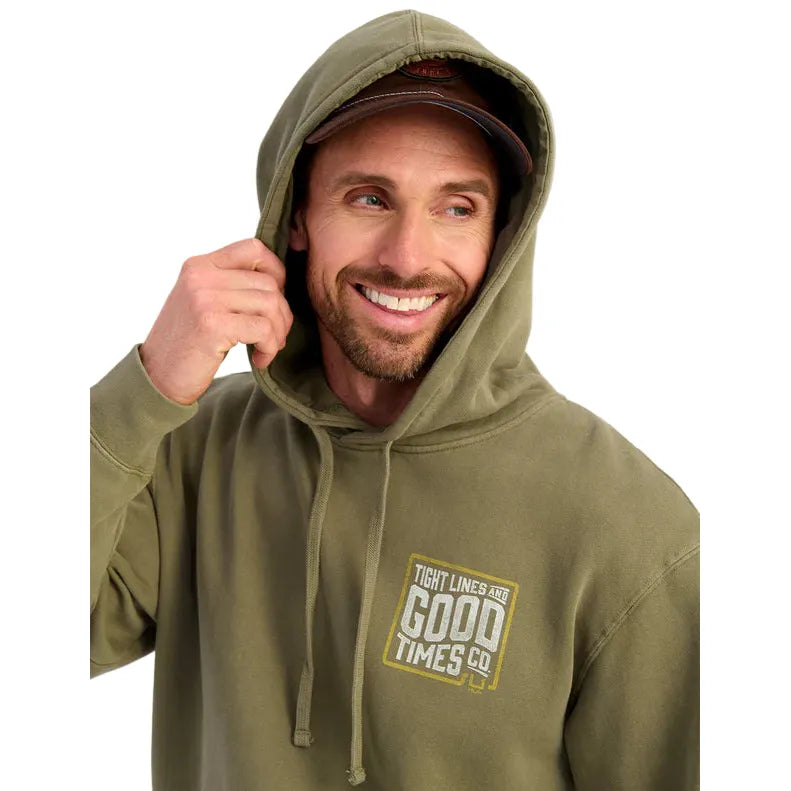 Men's Huk Tight Lines Cotton Fleece Hoodie H1300129-316