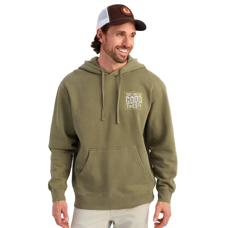 Men's Huk Tight Lines Cotton Fleece Hoodie H1300129-316