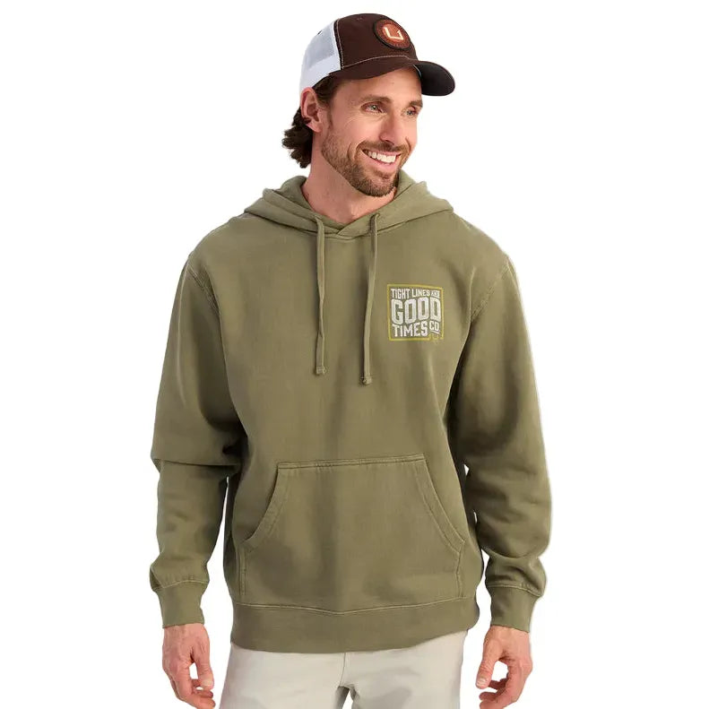 Men's Huk Tight Lines Cotton Fleece Hoodie H1300129-316
