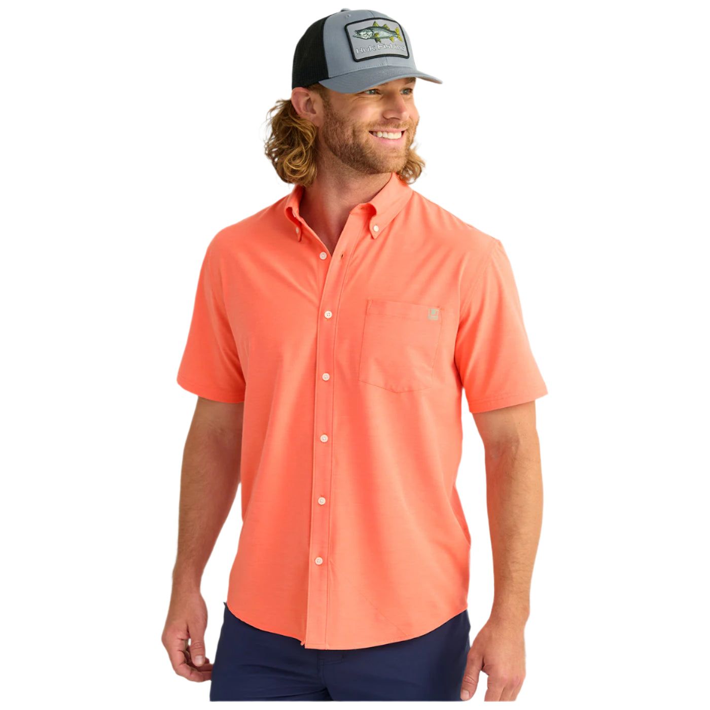 Men's Huk Kona Button-Down H1500154-821 - Crazy House Western Wear