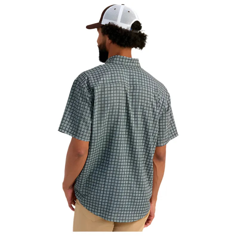 Men's Huk Tide Point Short Sleeve Button-Down H1500220-064 - Crazy House Western Wear