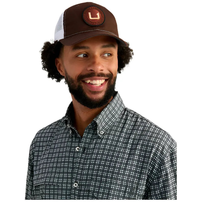 Men's Huk Tide Point Short Sleeve Button-Down H1500220-064 - Crazy House Western Wear