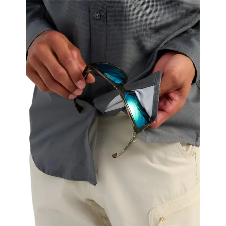 Men's Huk Tide Point Heathered Ripstop Button-Down H1500250-003 - Crazy House Western Wear