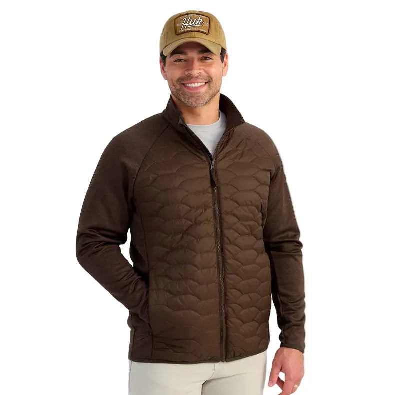 Men's Huk Brown Scale Hybrid Jacket