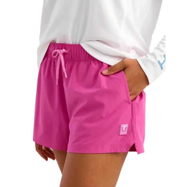Women's Huk Fuchsia Flash Isla Shorts H6200092-562