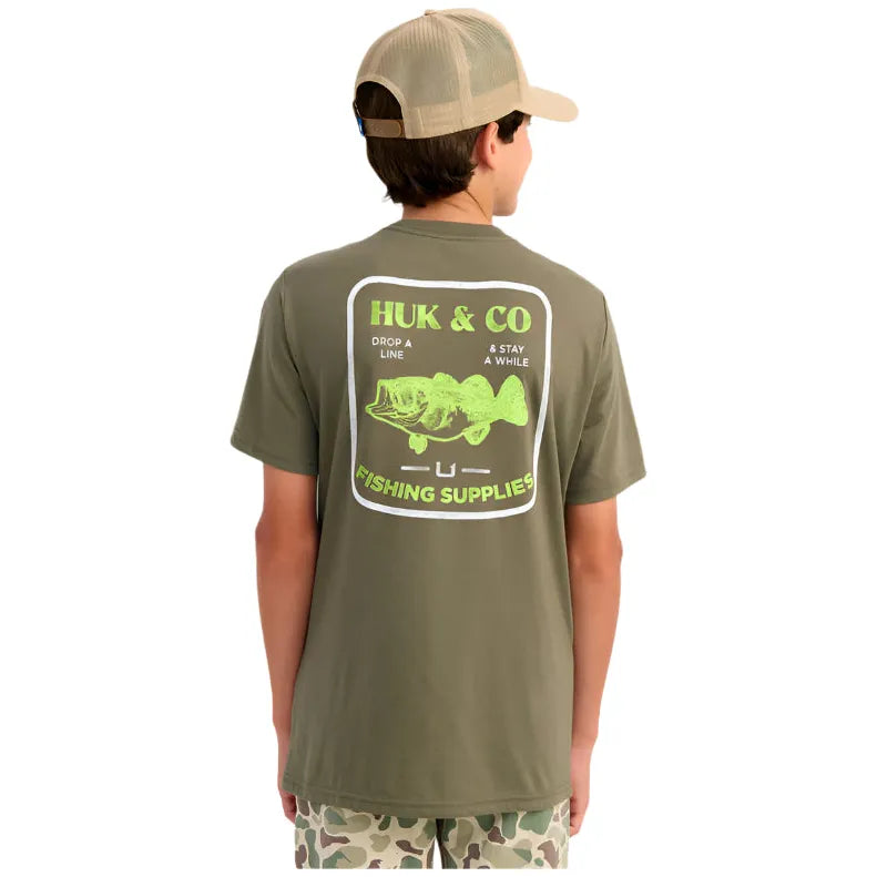 Boy's Huk and Co Tee H7100108-316 - Crazy House Western Wear