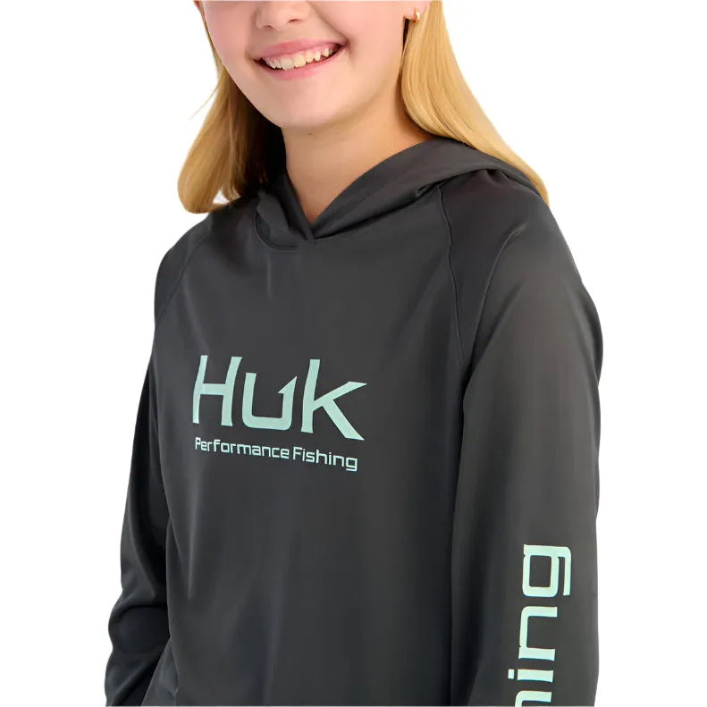 Girl's Huk Pursuit Performance Hoodie H7120127-013 - Crazy House Western Wear