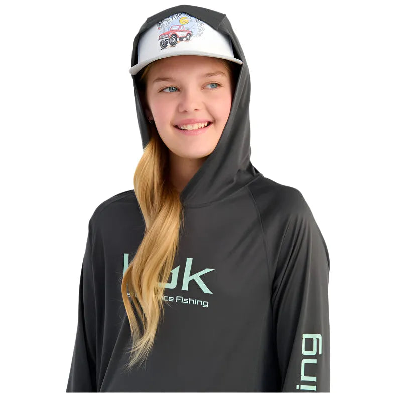 Girl's Huk Pursuit Performance Hoodie H7120127-013 - Crazy House Western Wear