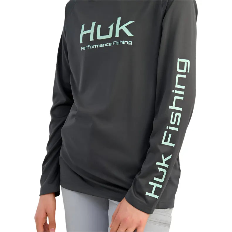 Girl's Huk Pursuit Performance Hoodie H7120127-013 - Crazy House Western Wear
