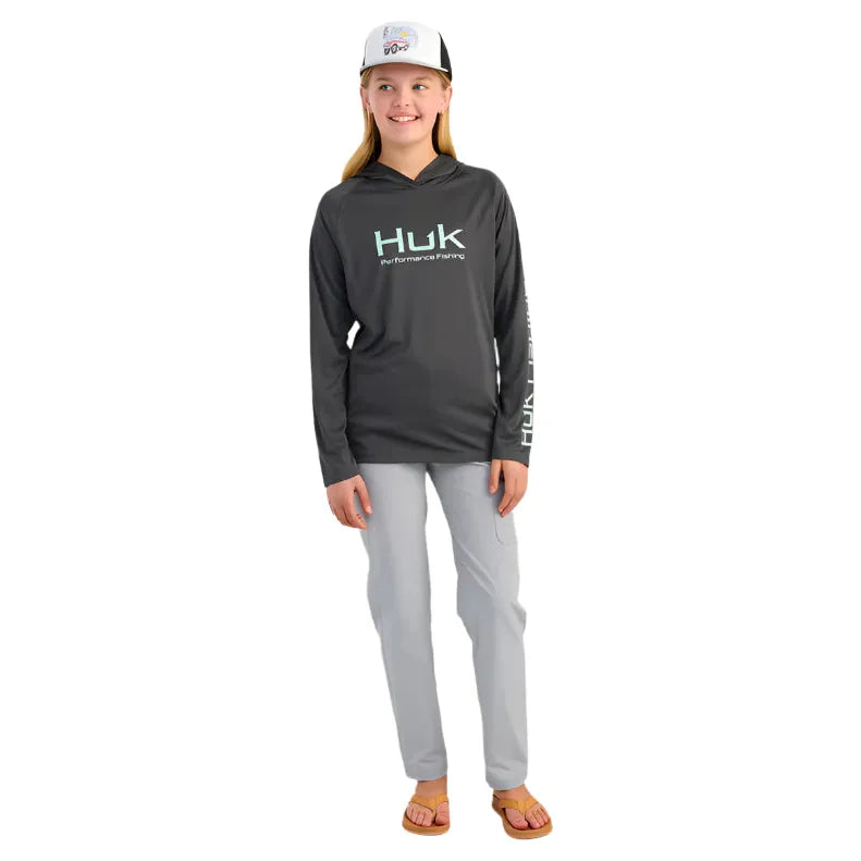 Girl's Huk Pursuit Performance Hoodie H7120127-013 - Crazy House Western Wear