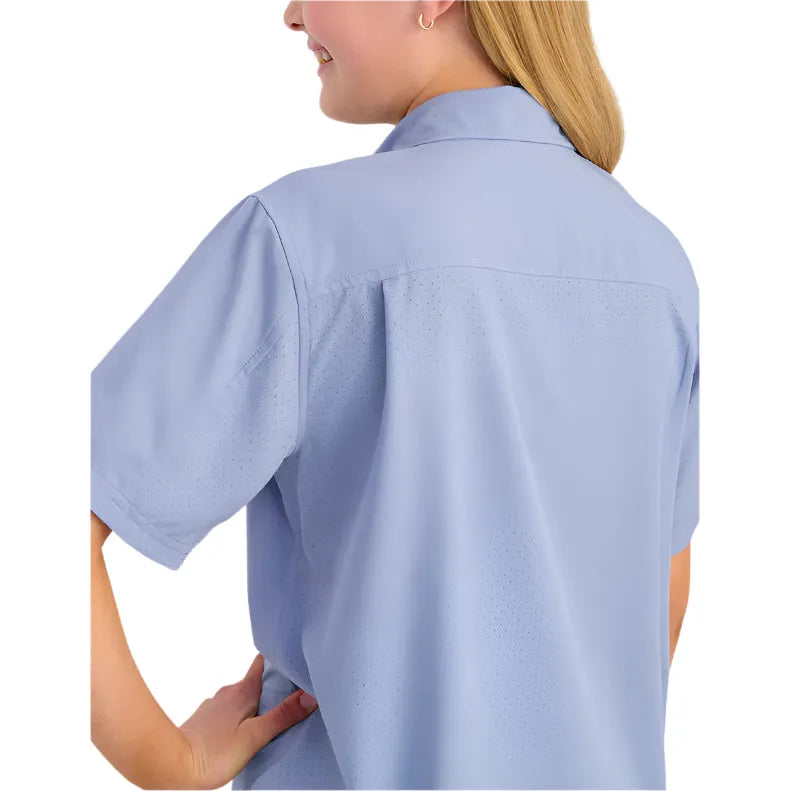 Girl's Huk Tide Point Short Sleeve Button Down Shirt H7150002-462 - Crazy House Western Wear