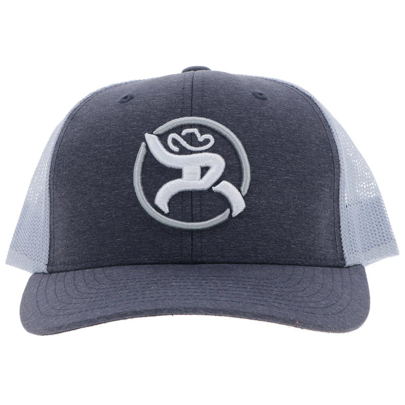 Men's Hooey "Strap" Roughy Hat Charcoal and White 4032T-CHWH - Crazy House Western Wear