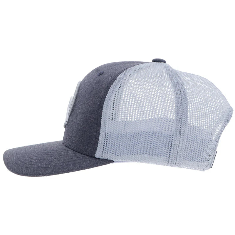 Men's Hooey "Strap" Roughy Hat Charcoal and White 4032T-CHWH - Crazy House Western Wear