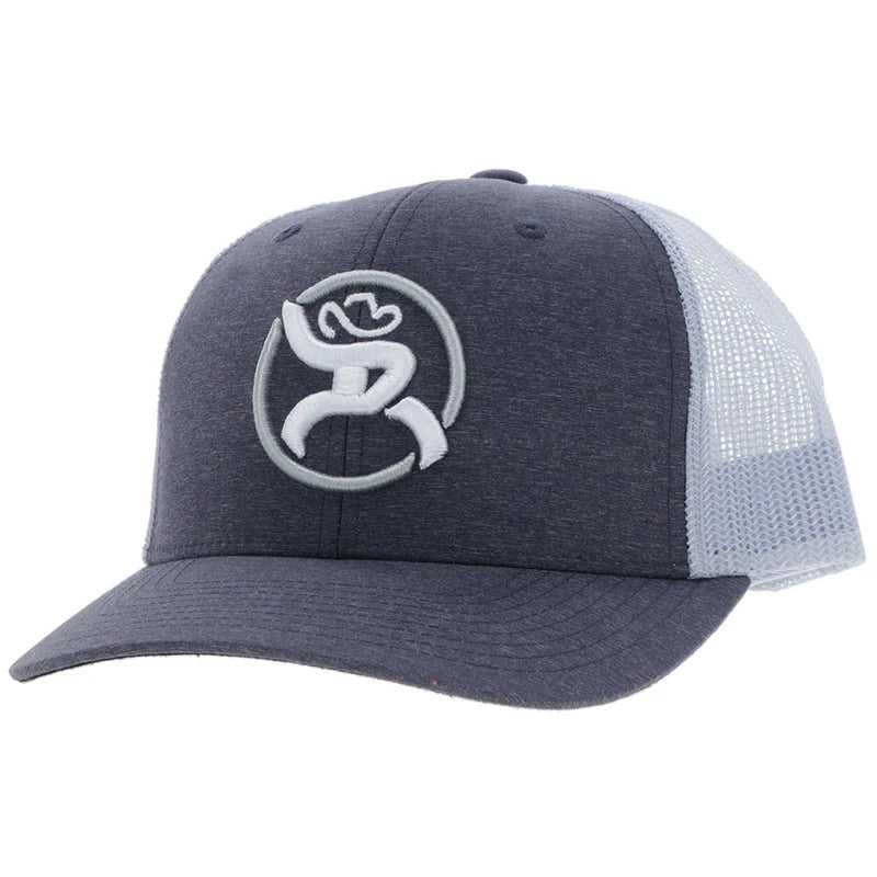 Men's Hooey "Strap" Roughy Hat Charcoal and White 4032T-CHWH - Crazy House Western Wear