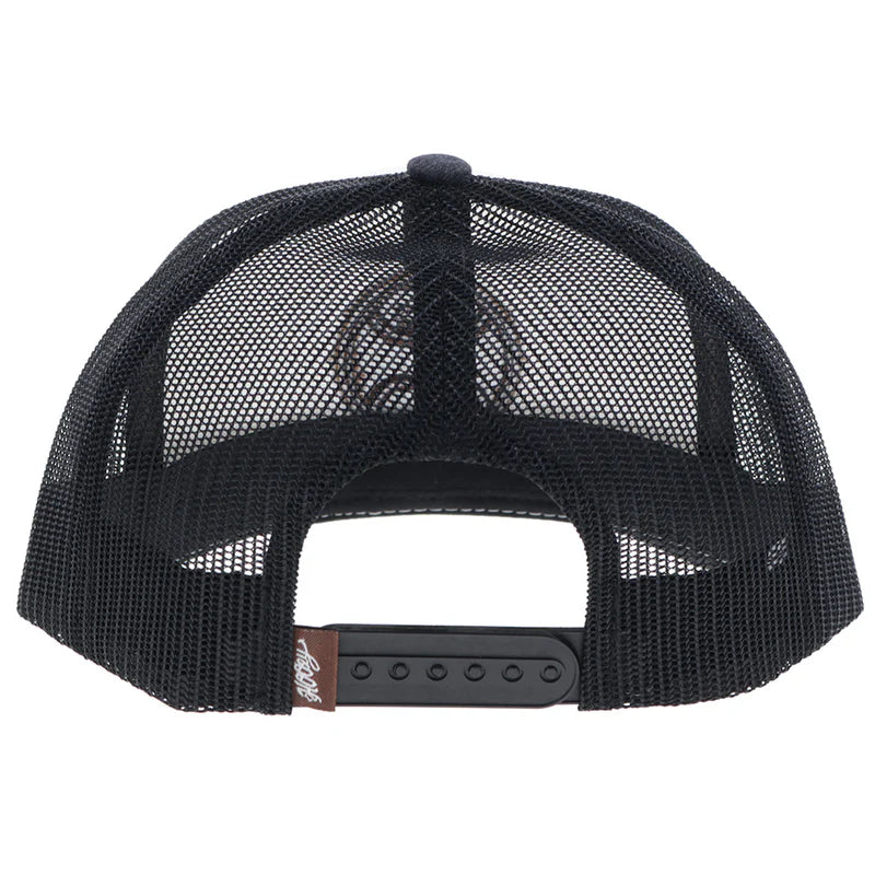 Men's Hooey "Primo" Hat White, Black with Brown Circle Patch 2546T-WHBK - Crazy House Western Wear