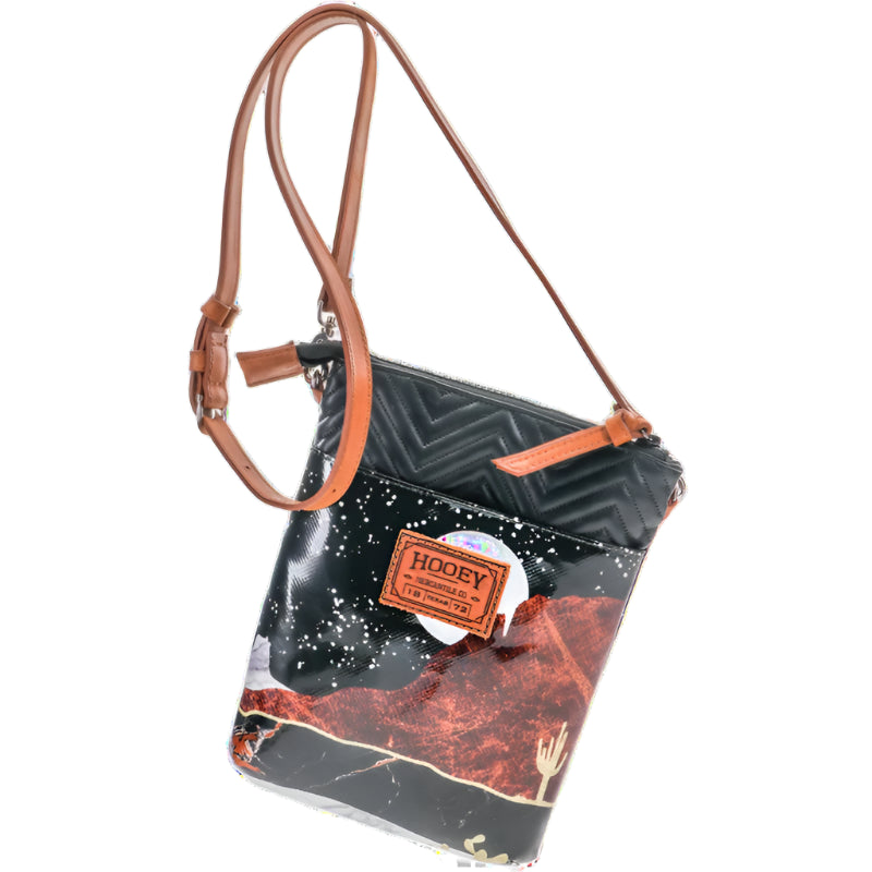 Women's Hooey Crossbody Purse HCB002-BKBR - Crazy House Western Wear