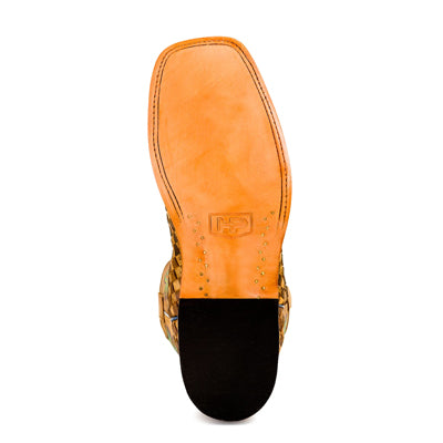 Men's Horsepower Unbeweavable Toast / Antique Bison with 13" Honey Crazyhorse Top HP1758 - Crazy House Western Wear