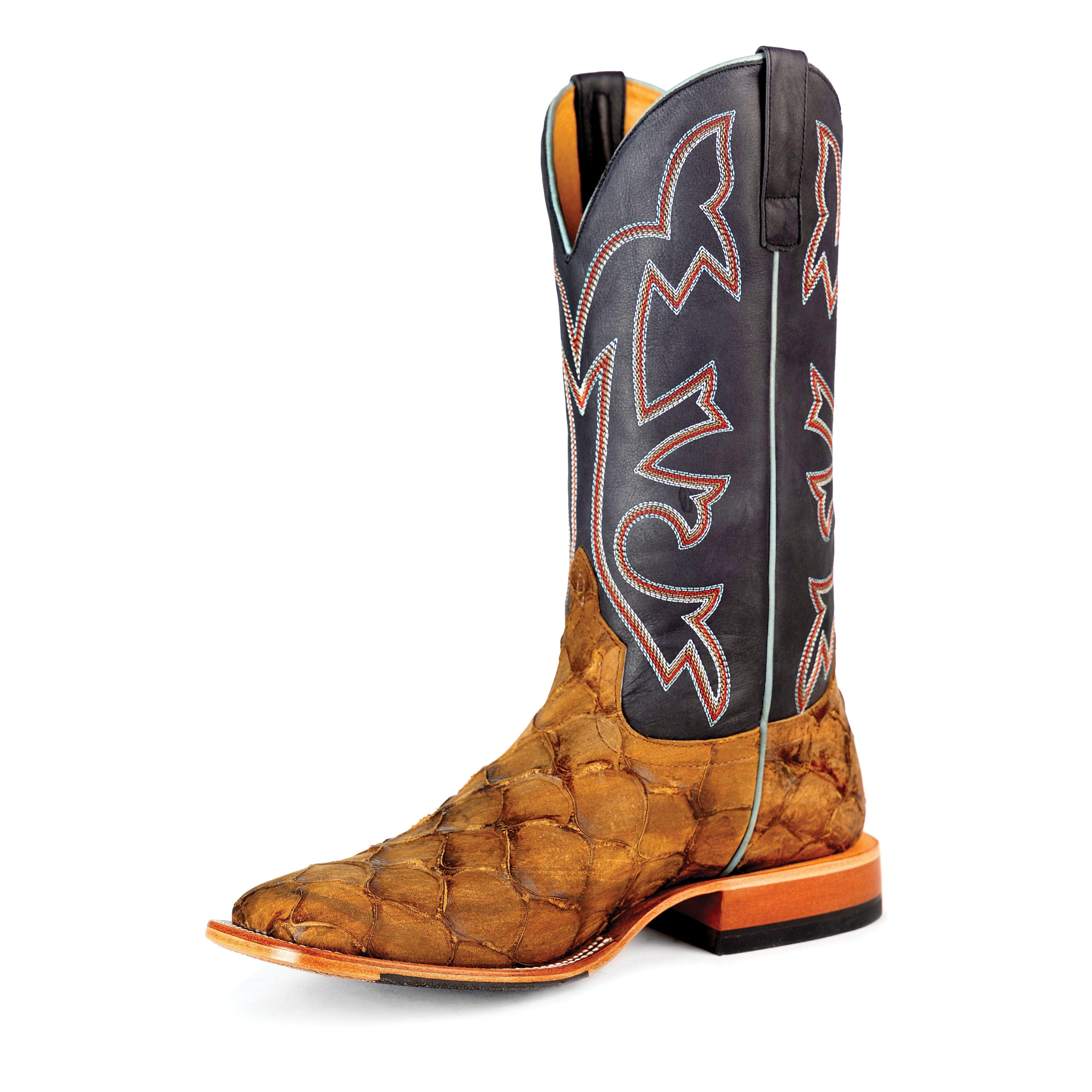 Men's Horsepower Honey Filet of Fish Print with 13" Black Maverick Top HP1865 - Crazy House Western Wear