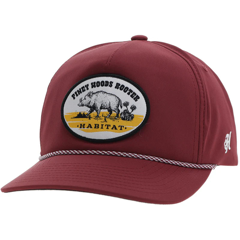 Men's Hooey Habitat Cap 6023T-RD - Crazy House Western Wear
